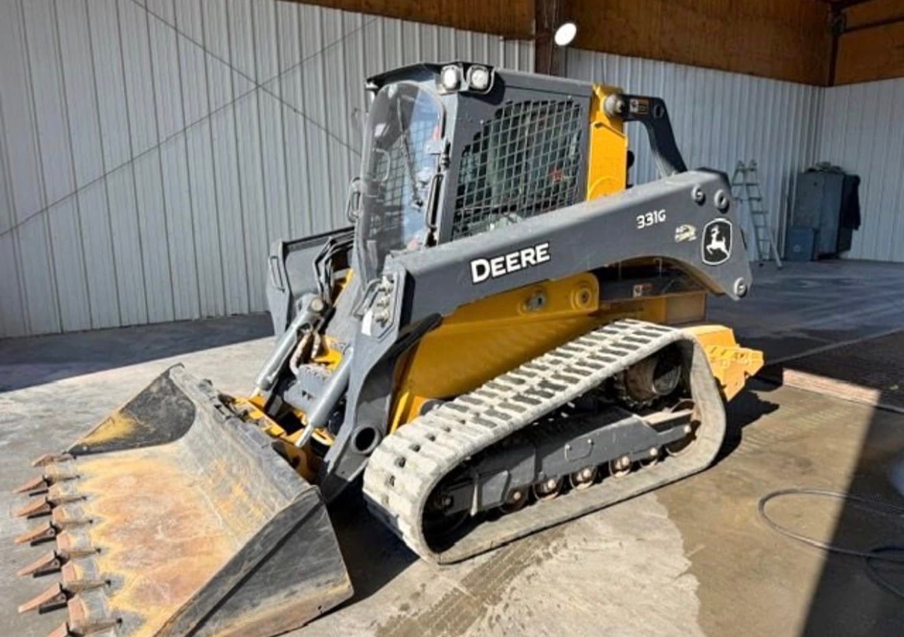 John Deere 331G large-frame compact track loader for rental in Randolph County, Missouri